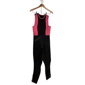 Wave Women’s Compression Wetsuit Black Pink Size Medium